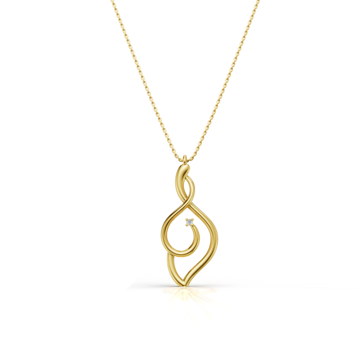 Flamme Twist Necklace