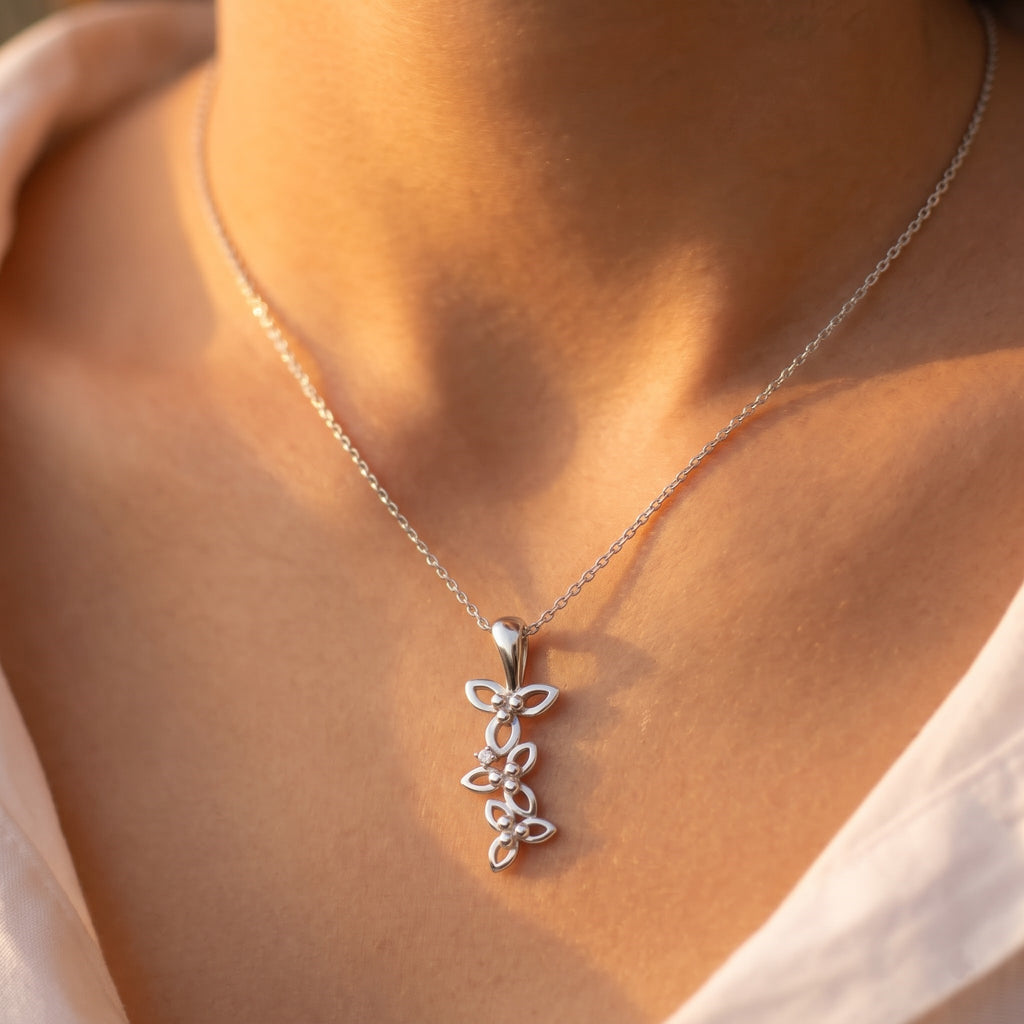 Laurel Cascade Necklace