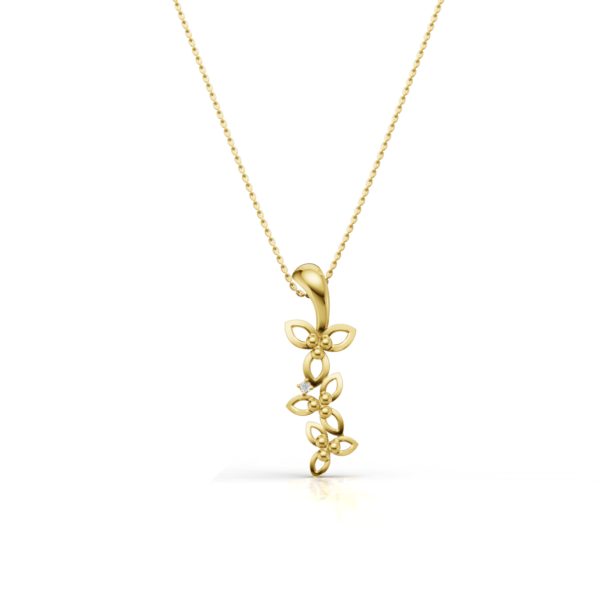 Laurel Cascade Necklace