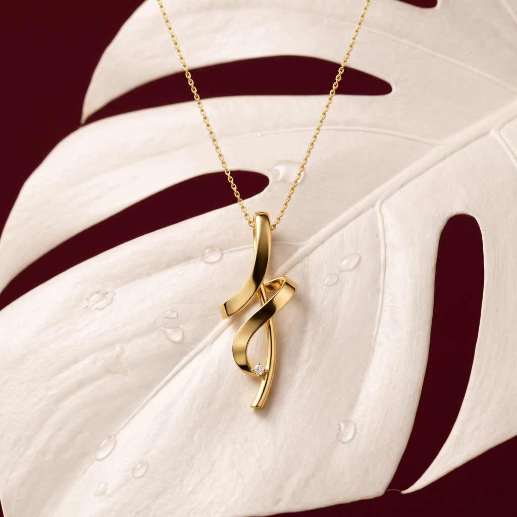 Silken Ribbon Necklace