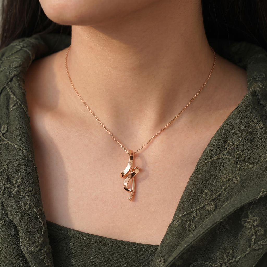 Silken Ribbon Necklace