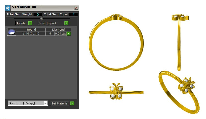 Radiella Band Ring