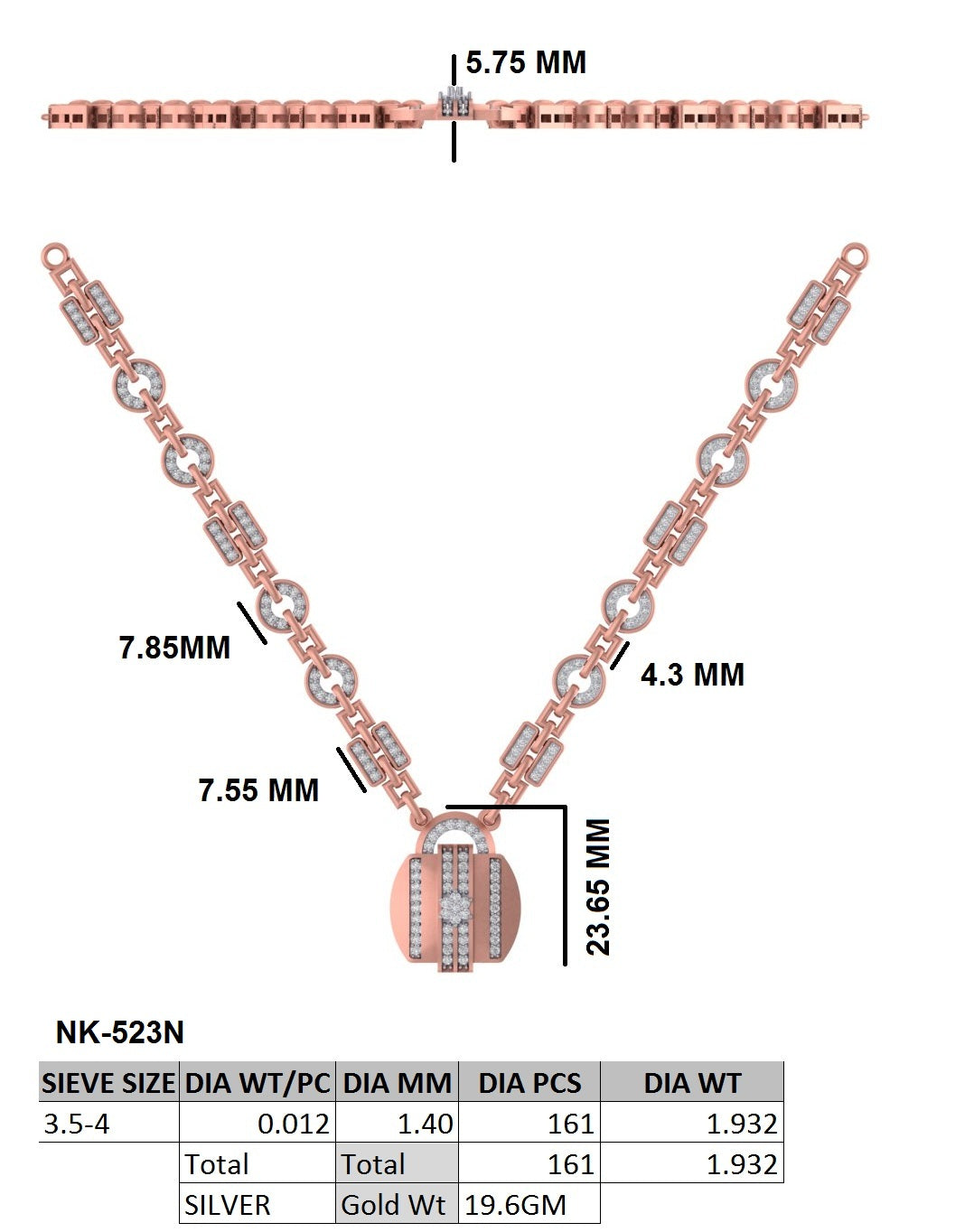 Pearl Trace Necklace