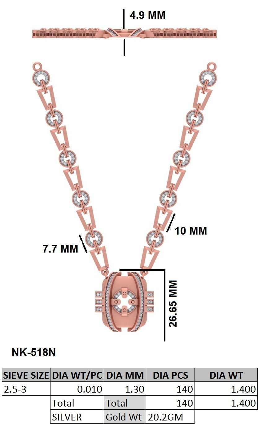 Averra Plane Necklace