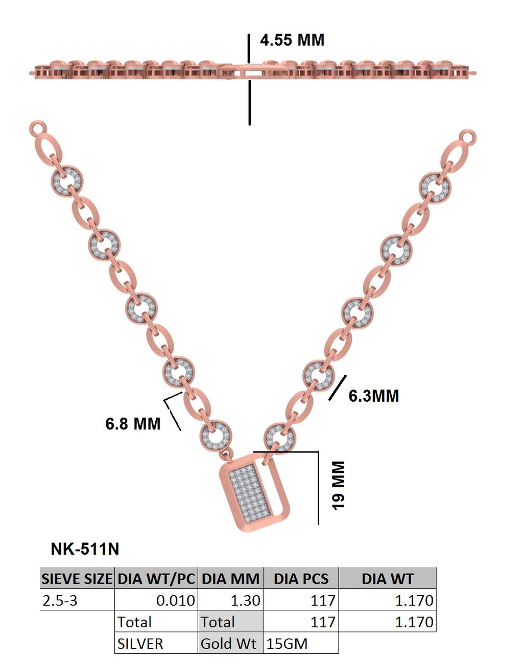 Rosyn Accent Necklace