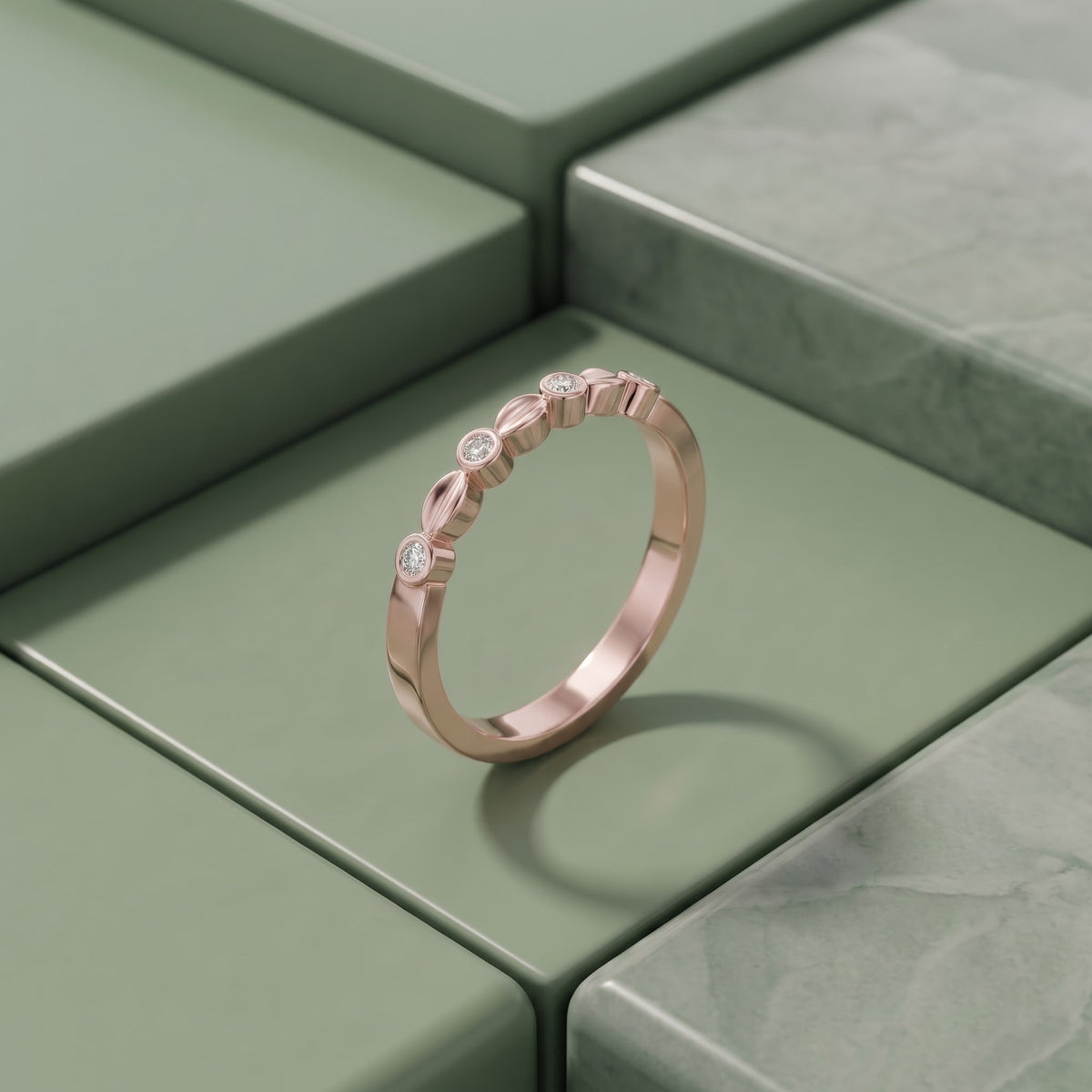 Olive Litany Ring