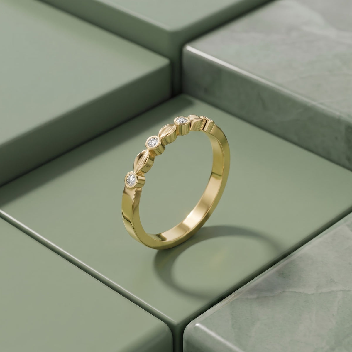 Olive Litany Ring